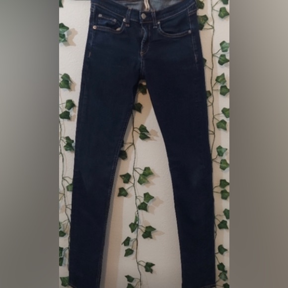 RAG & BONE Heritage High Rise Skinny Denim Jeans Size 25 - Picture 3 of 10